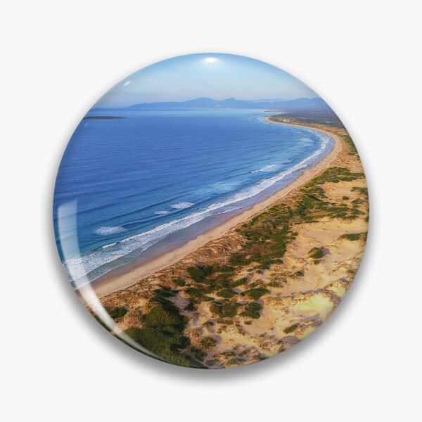Item preview, Perron Dunes, east coast Tasmania, drone shot designed and sold by Huskyyy Designs.