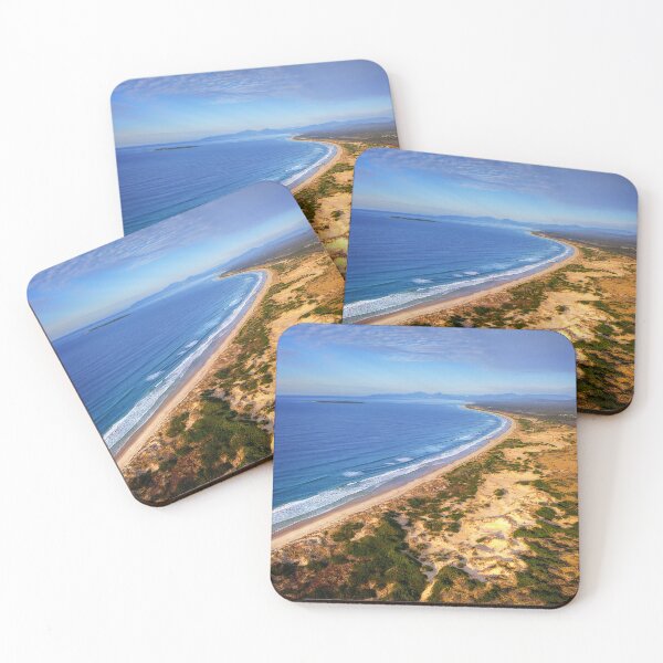 Item preview, Perron Dunes, east coast Tasmania, drone shot designed and sold by Huskyyy Designs.