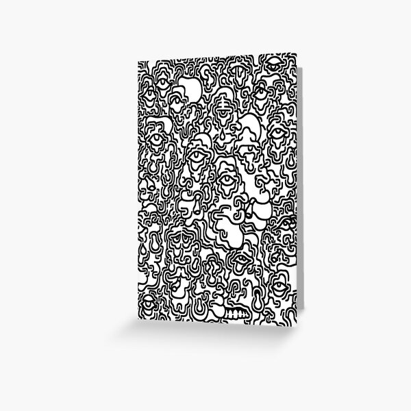 Item preview, Monochrome Character Print designed and sold by pascocharacters.