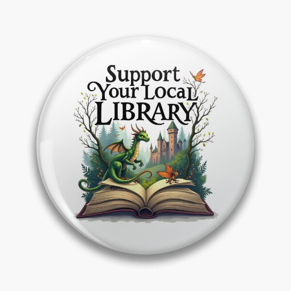 Item preview, Support Your Library Bookworm Aesthetic dragon designed and sold by bukajart.