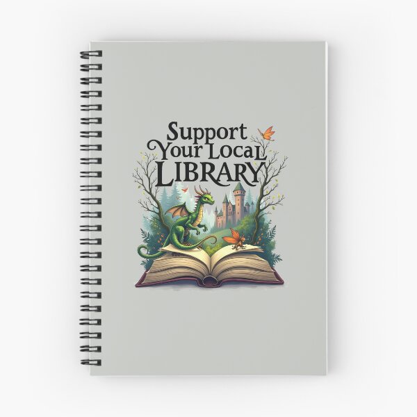 Item preview, Support Your Library Bookworm Aesthetic dragon designed and sold by bukajart.