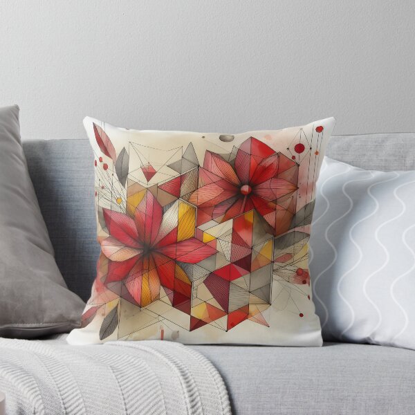 Item preview, Modern Floral Red Abstract Flowers  designed and sold by GraphicsClub.