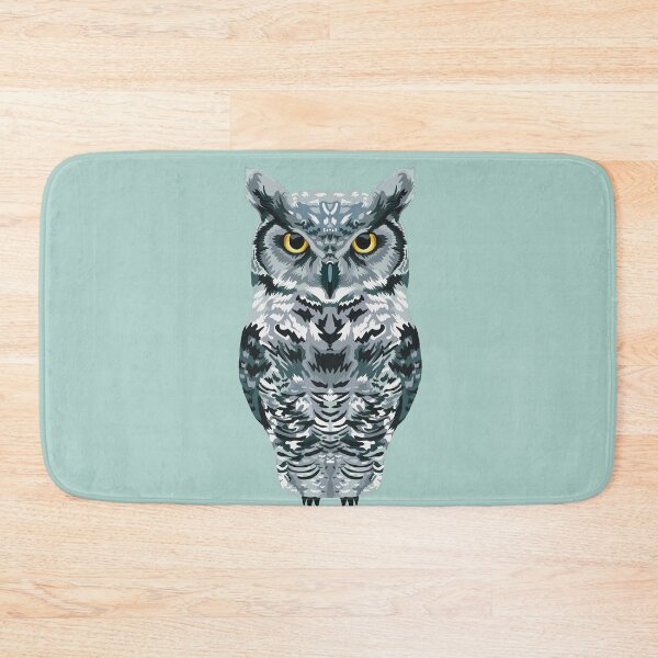 Item preview, Great Horned Owl Piercing Gaze of a Nocturnal Predator designed and sold by tayaan.