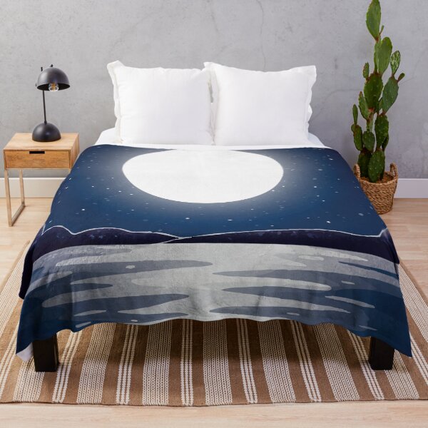 Item preview, moon and lake at night designed and sold by wi geon.