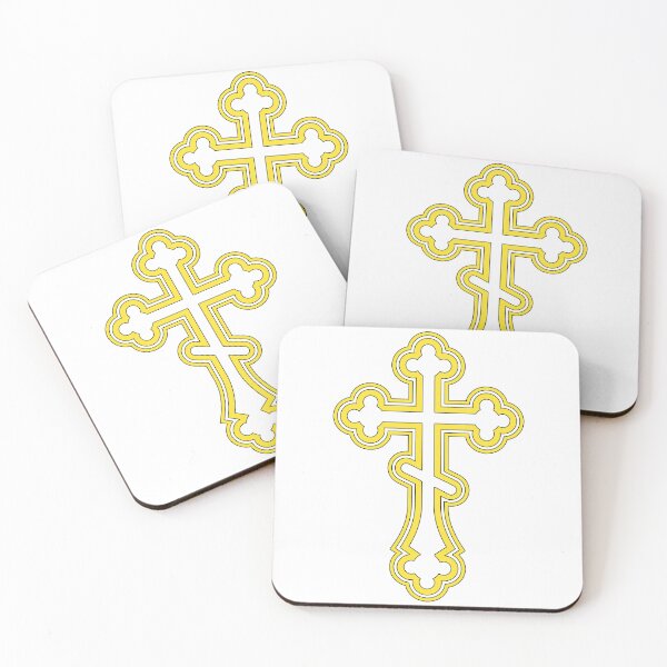 Item preview, cross, sticker, for embroidery, for cutting, clothes for christening designed and sold by orthodox-icon.