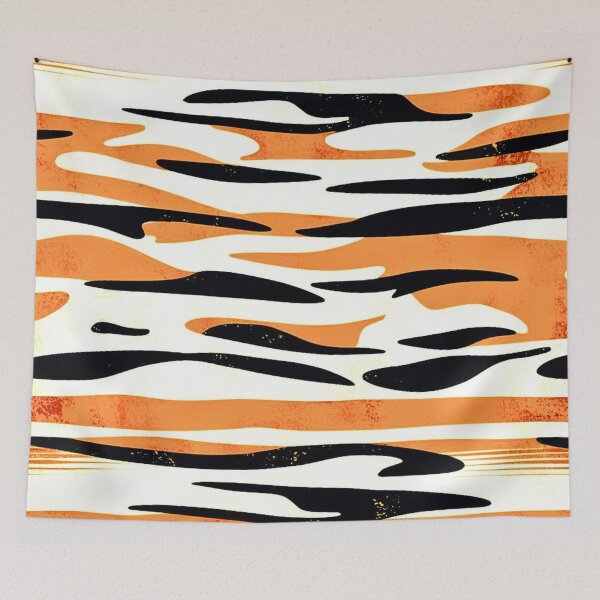 Item preview, Orange Camo Tiger Stripe Camouflage Pattern designed and sold by CamouflageLab.