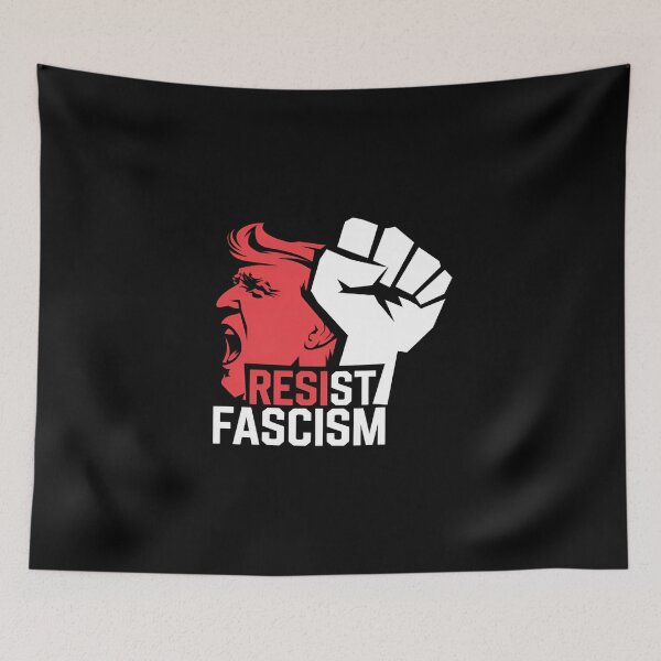 Item preview, Resist Fascism - This bold design is for activists, defenders of democracy, and anyone who opposes fascism, authoritarianism, and injustice.  designed and sold by ZyziowskyArt.