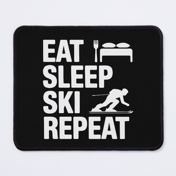Item preview, Eat Sleep Ski Repeat | Funny Skiing designed and sold by tmerchtrends.
