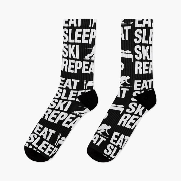Item preview, Eat Sleep Ski Repeat | Funny Skiing designed and sold by tmerchtrends.