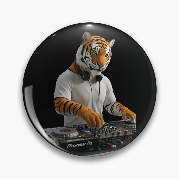 Artikelvorschau, DJ Trippy Tiger entworfen und verkauft von WackyJacks.