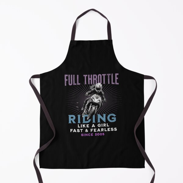 Item preview, Full Throttle - Riding Like a Girl Since 2005 designed and sold by LegendaryDesigns.