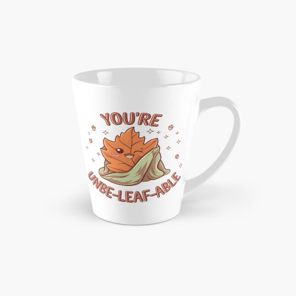 Item preview, You're Unbe-Leaf-Able - Cute Autumn Leaf Pun Design designed and sold by Pixelblueprint.