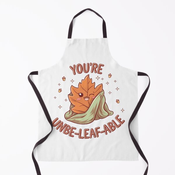 Item preview, You're Unbe-Leaf-Able - Cute Autumn Leaf Pun Design designed and sold by Pixelblueprint.