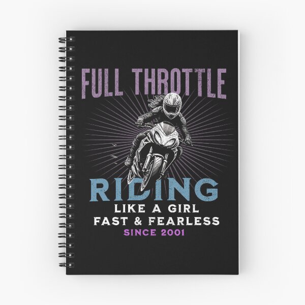 Item preview, Full Throttle - Riding Like a Girl Since 2001 designed and sold by LegendaryDesigns.