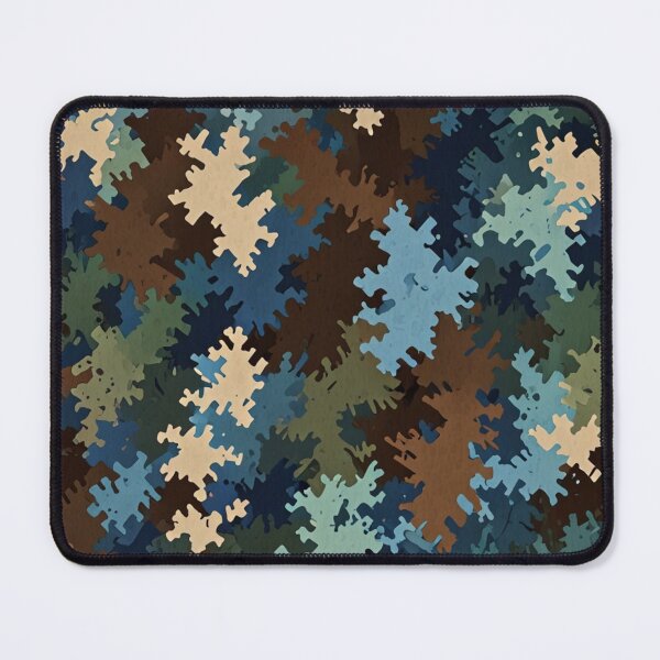 Item preview, Blue-Brown-Green Digital Camo Pattern designed and sold by Glam-OOTD.