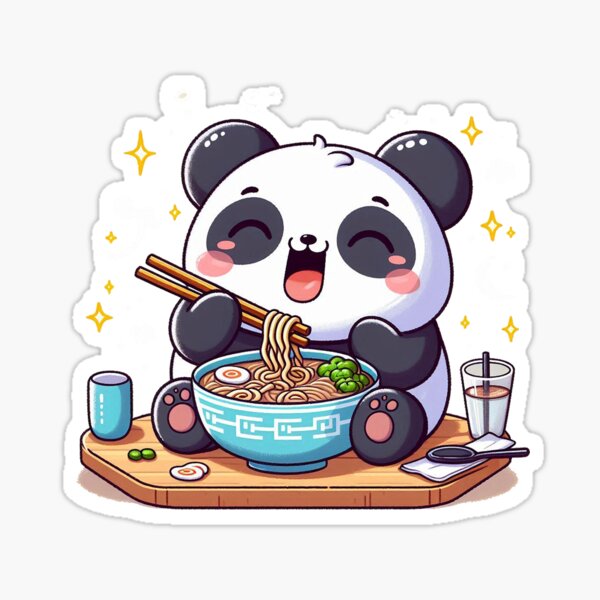Item preview, Ramen Panda Bliss designed and sold by artistree98.