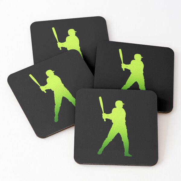 Item preview, Pop Art 90s Style Low Poly Geometric Softball Player Silhouette Gift designed and sold by freeArt10.