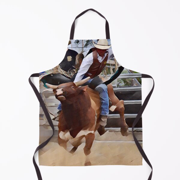 Artikelvorschau, Rodeo-Bulle bockt aus, Aufkleber für raue Stockreiter entworfen und verkauft von Barbara Jean Photo Art And Design.