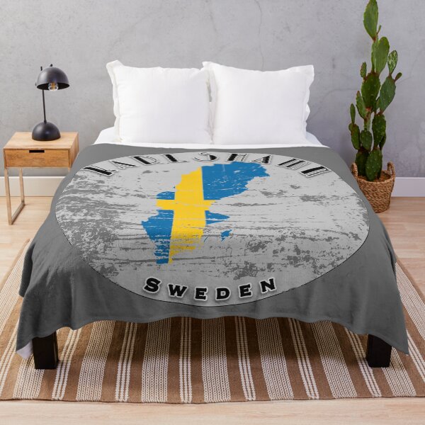 Item preview, Karlshamn Sweden Flag Worn designed and sold by World Designs.