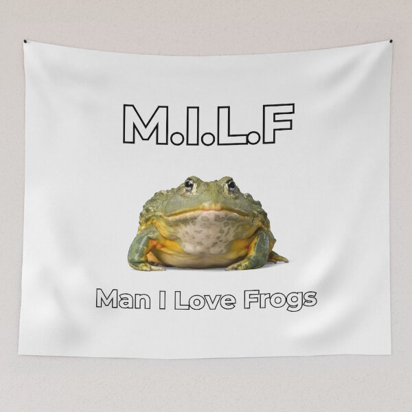 Item preview, Man i love Frogs  designed and sold by Little Critter Design.