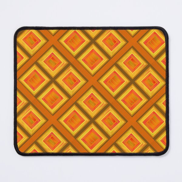 Item preview, Warm Stacked Diamonds Bound in Lattice  designed and sold by JaygiesDesign.