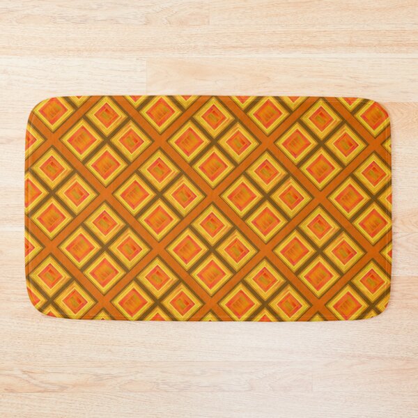 Item preview, Warm Stacked Diamonds Bound in Lattice  designed and sold by JaygiesDesign.