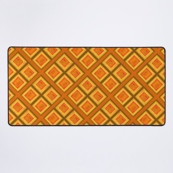 Item preview, Warm Stacked Diamonds Bound in Lattice designed and sold by JaygiesDesign.