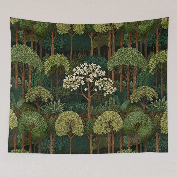 Item preview, Earthy Forest Mosaic Pattern designed and sold by Glam-OOTD.