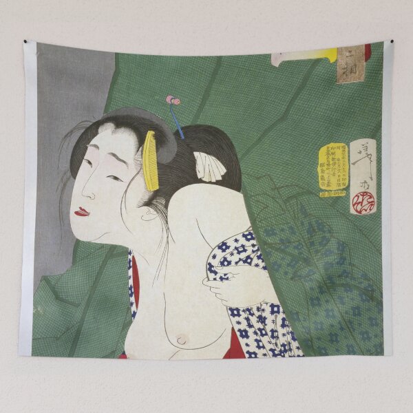 Item preview, Itchy Sensation - Tsukioka Yoshitoshi Ukiyo-e designed and sold by store-wasabi.