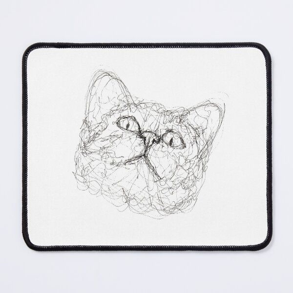 Item preview, Chaotic Elegance: A Cat’s Gaze designed and sold by DipakSonarArt.