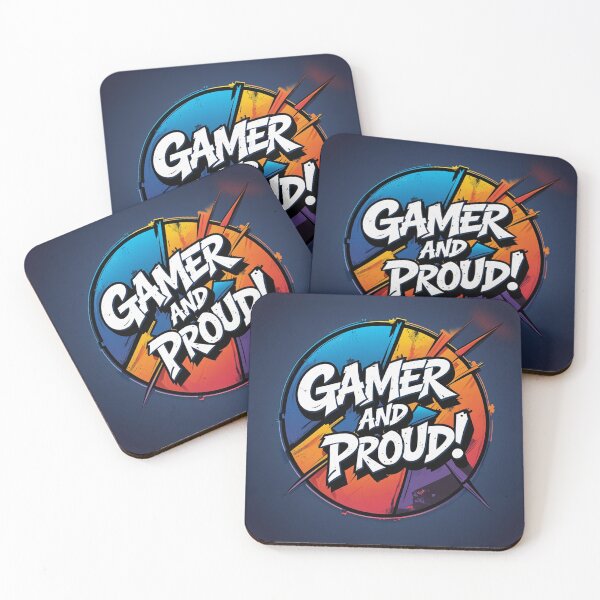 Item preview, Gamer and Proud  designed and sold by Vintage Designs +.