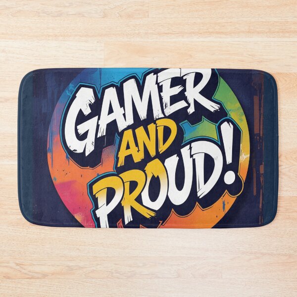 Artikelvorschau, Gamer und stolz entworfen und verkauft von Vintage Designs +.