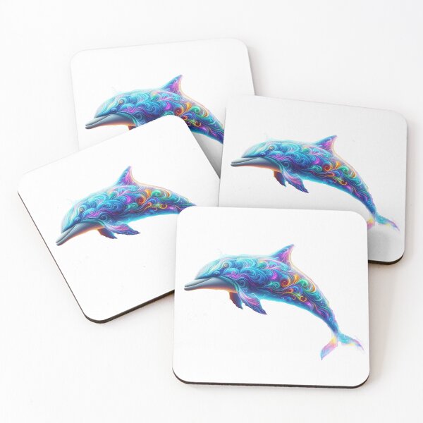 Item preview, Dream Dolphin – A Mesmerizing Oceanic Glow T-Shirts designed and sold by GloriousArtSKD.