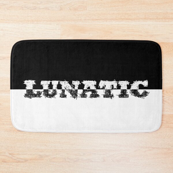 Item preview, lunatic logo black and white designed and sold by BeJahMan.