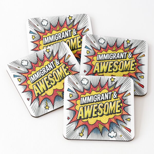 Aperçu de l'œuvre Immigrant et génial créée et vendue par Globalcitytees.