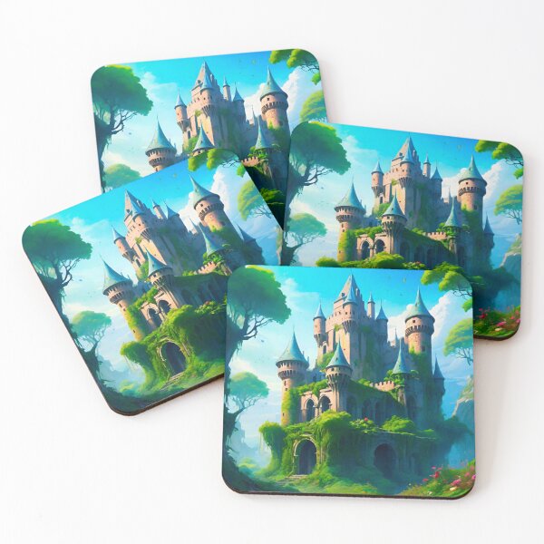 Item preview, Enchanted Overgrown Castle in the Wild designed and sold by GrizzlyCollective.