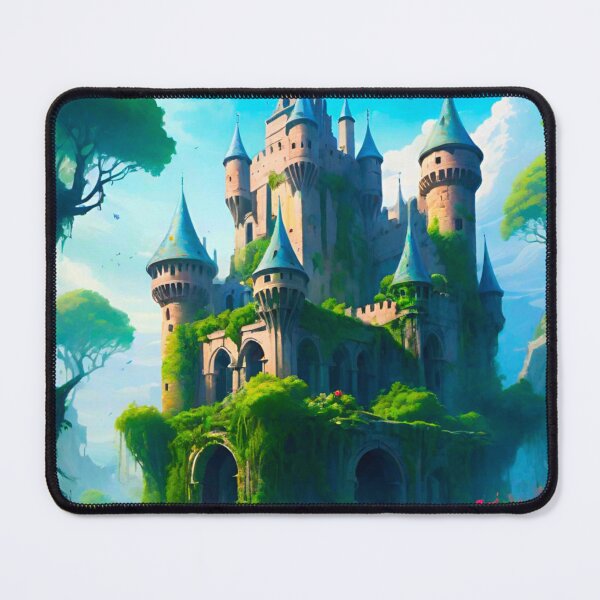Item preview, Enchanted Overgrown Castle in the Wild designed and sold by GrizzlyCollective.