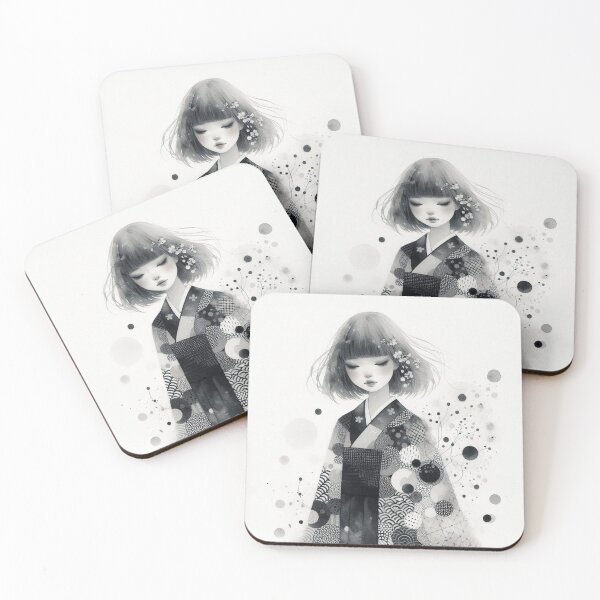 Item preview, Melancholy Girl designed and sold by Beyondnote-Art.