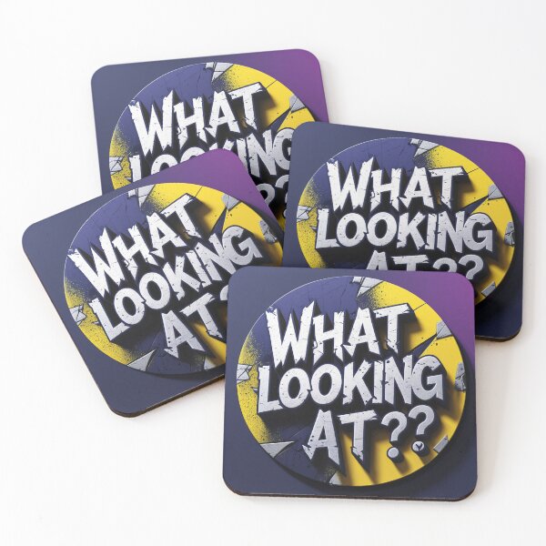 Item preview, What you Looking at? designed and sold by Vintage Designs +.