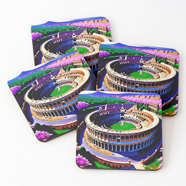 Item preview, The Colosseum in Full Bloom – Rome’s Timeless Beauty designed and sold by GrizzlyCollective.