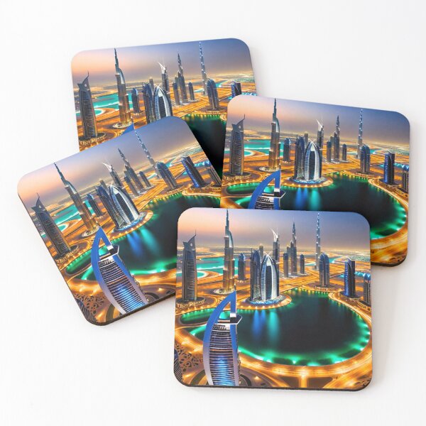 Item preview, The Grandeur of Dubai – A Majestic UAE Skyline designed and sold by GrizzlyCollective.