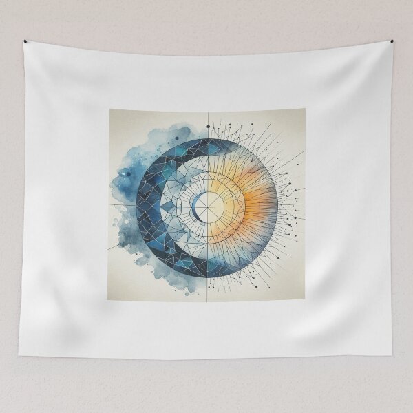 Item preview, Half Sun & Half Moon 5 designed and sold by APOLLO TWENTY ONE.