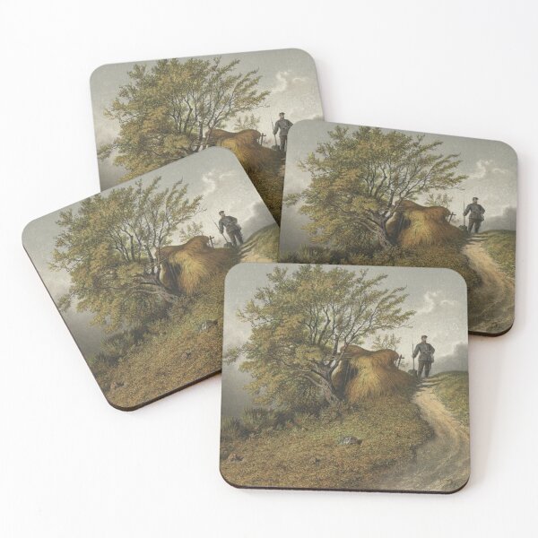 Item preview, Off to war - Goodbye Old Man -  vintage WWII painting designed and sold by Vintage Designs +.