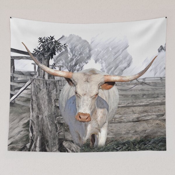 Item preview, LONGHORN CATTLE, FOR HOME DECORE AND ATTIRE  designed and sold by Barbara Jean Photo Art And Design.
