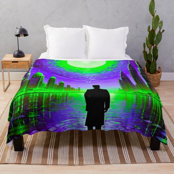 Item preview, Moonlit Mega City – A Stunning Nighttime Skyline designed and sold by GrizzlyCollective.