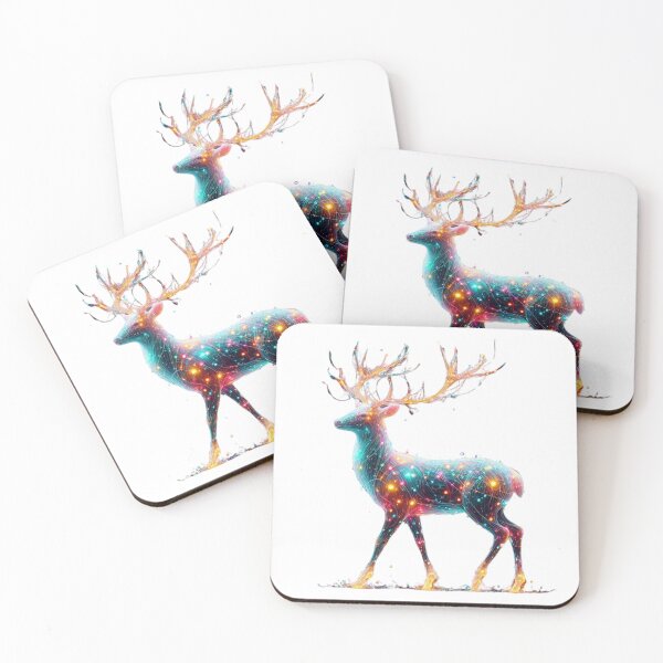 Item preview, A Majestic Glowing Deer designed and sold by GloriousArtSKD.