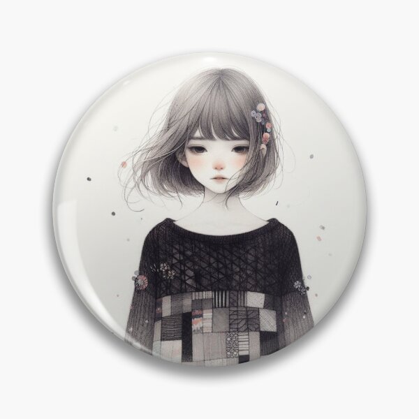 Item preview, Melancholy Girl designed and sold by Beyondnote-Art.