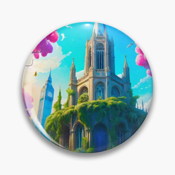 Item preview, Enchanted Overgrown Castle – Nature Reclaims Its Throne designed and sold by GrizzlyCollective.