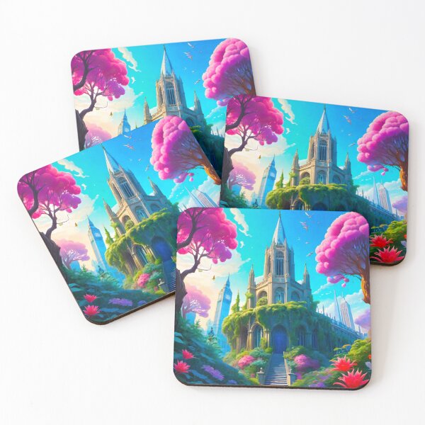 Item preview, Enchanted Overgrown Castle – Nature Reclaims Its Throne designed and sold by GrizzlyCollective.