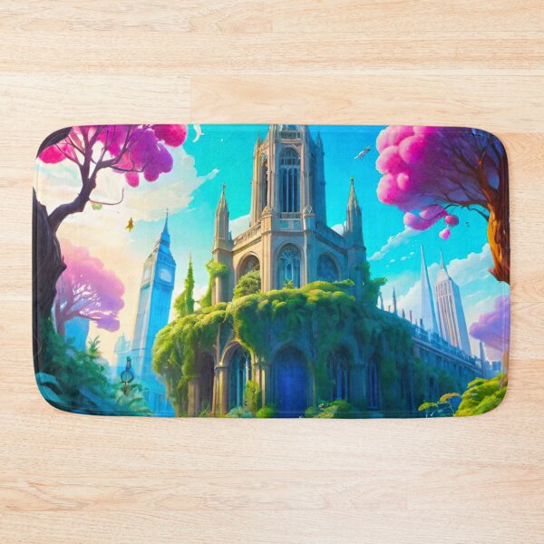 Item preview, Enchanted Overgrown Castle – Nature Reclaims Its Throne designed and sold by GrizzlyCollective.